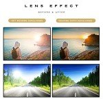 Thick Square Frame Polarized Sunglasses for All
