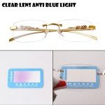 Vintage Rimless Gold Metal Sunglasses for Everyone