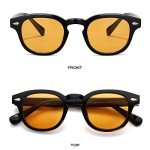 Unisex Vintage Round Tinted Sunglasses 46mm