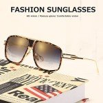 AEVOGUE Men's Alloy Big Frame Sunglasses