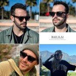 Baililai Polarized Trendy Sunglasses for Everyone