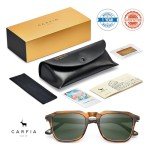 CARFIA Polarized Retro Panto Sunglasses for Men