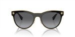 Versace Women's Black Frame Sunglasses with Grey Lenses