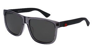 Gucci GG0010S Rectangular Grey Sunglasses