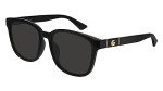 Gucci Black Sunglasses with Grey Lenses, 56mm