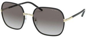 Prada 0PR67XS Black and Grey Gradient Sunglasses