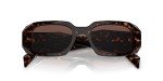 Prada Tortoise Rectangle Sunglasses with Brown Lens