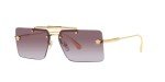 Versace Gold Frame Sunglasses with Violet Lenses