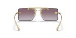 Versace Gold Frame Sunglasses with Violet Lenses