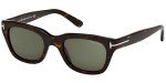 Tom Ford Snowdon Dark Havana Rectangular Sunglasses