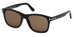 Tom Ford Eric Square Sunglasses in Shiny Black