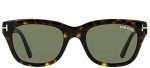 Tom Ford Snowdon Dark Havana Rectangular Sunglasses