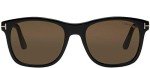 Tom Ford Eric Square Sunglasses in Shiny Black