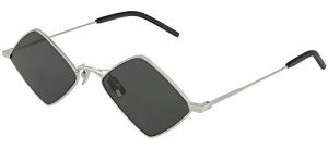 Saint Laurent SL302 Silver LISA Square Sunglasses