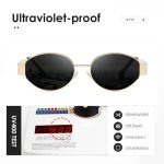 Kimorn Retro Oval Sunglasses - Classic UV400 Shades