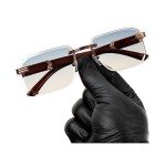 Trendy Rimless Gold Frame Gradient Sunglasses