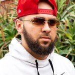 Gold Wire Frame Rimless Square Sunglasses for All