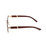 Trendy Rimless Gold Frame Gradient Sunglasses