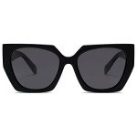 Trendy Oversized Polarized Cat Eye Sunglasses