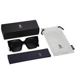 Trendy Oversized Polarized Cat Eye Sunglasses