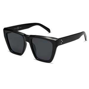 Trendy Oversized Square Polarized Sunglasses for Women