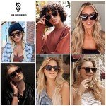 Trendy Oversized Square Polarized Sunglasses for Women