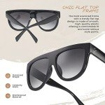 Trendy Women’s Oversized Square Fashion Sunglasses
