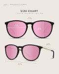 Trendy Women's Round Polarized Sunglasses - WearMe Pro