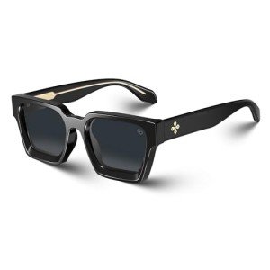 VISOONE UV400 Rectangle Y2K Sunglasses for All