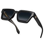 VISOONE UV400 Rectangle Y2K Sunglasses for All