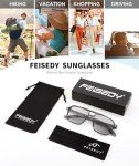 Retro Square Aviator Sunglasses for Men and Women