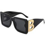 Trendy Large Square Designer Sunglasses for All