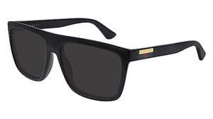 Gucci GG 0748 S-001 Black/Grey Sunglasses for Men