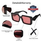 Stylish Oversized Square Sunglasses for All