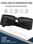 Trendy Large Square Designer Sunglasses for All