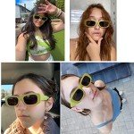 Trendy 90s Retro Square Sunglasses for Women