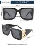 Trendy Large Square Designer Sunglasses for All