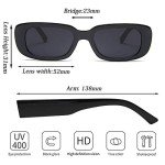 Trendy 90s Retro Square Sunglasses for Women