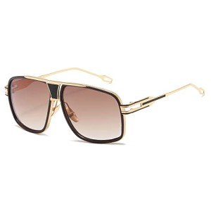 AEVOGUE Men's Punk Style Big Frame Sunglasses