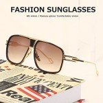 AEVOGUE Men's Punk Style Big Frame Sunglasses