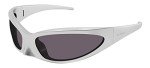 Balenciaga BB0251S Silver & Grey Unisex Sunglasses