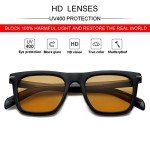 Trendy Square Sunglasses with UV400 Protection