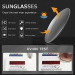 AEVOGUE Men's Punk Style Big Frame Sunglasses