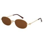 Retro Oval Designer Sunglasses for Trendy Style