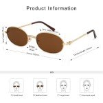 Retro Oval Designer Sunglasses for Trendy Style