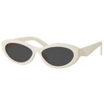 Mosanana Retro Oval Cat Eye Sunglasses for Women