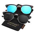KALIYADI Polarized Semi-Rimless Sunglasses for Everyone
