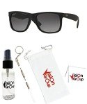 Ray-Ban RB4165 Justin Sunglasses with Accessories Bundle