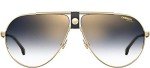Carrera 1033/S Black Gold Unisex Sunglasses