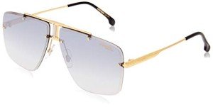 Carrera 1016/S Gold & Grey Rectangular Sunglasses